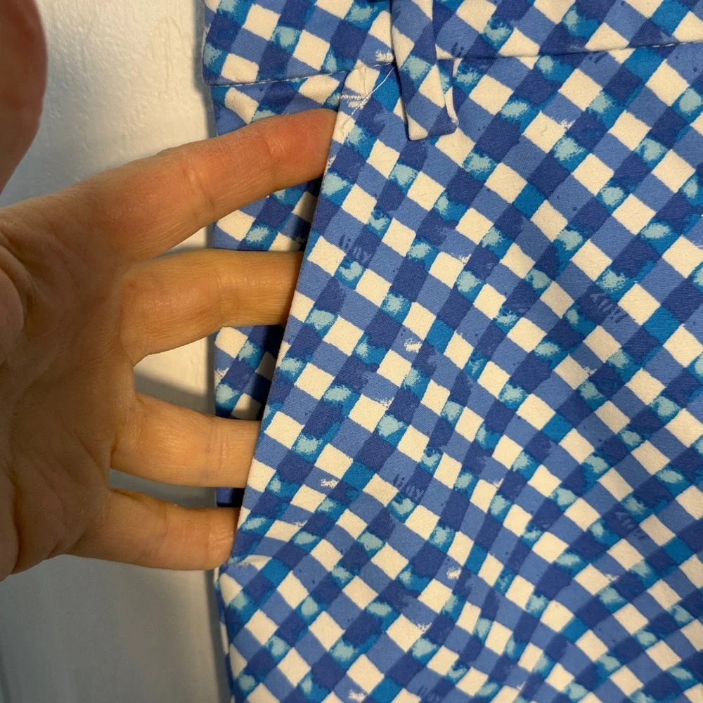 Lilly Pulitzer Blue and White Patterned Shorts - Picture 2 of 5